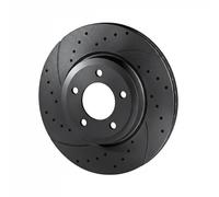 2x Brake disc Rear Axle Perforated RT 21533-GL T5 ROTINGER for LAND ROVER