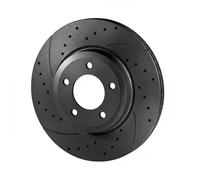 2x Brake disc Rear Axle Perforated RT 21587-GL T5 ROTINGER for MERCEDES-BENZ GLE