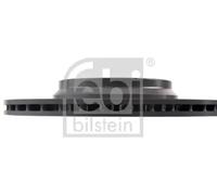 2x Brake disc Rear Axle perforated/vented 106606 FEBI BILSTEIN for MERCEDES-BENZ