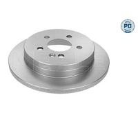 2x Brake disc Rear Axle solid 015 523 0025/PD MEYLE for MERCEDES-BENZ M-CLASS