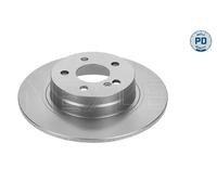 2x Brake disc Rear Axle solid 015 523 0032/PD MEYLE for MERCEDES-BENZ C-CLASS