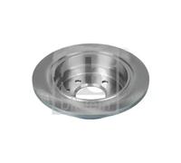 2x Brake disc Rear Axle solid 04092 FEBI BILSTEIN for BMW 5 6