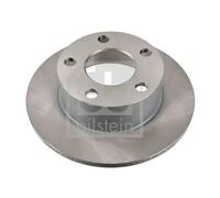 2x Brake Discs Pair Solid fits VW PASSAT Rear 96 to 05 244.4mm Set 4A0615301A