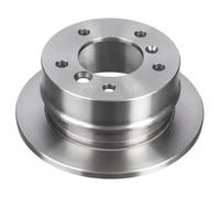 2x Brake disc Rear Axle solid 09102 FEBI BILSTEIN for MERCEDES-BENZ VW