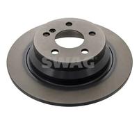 2x Brake disc Rear Axle solid 10 92 2160 SWAG for MERCEDES-BENZ CLS E-CLASS