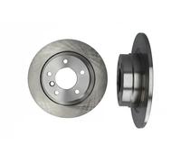 2x Brake disc Rear Axle solid 1031007 KAMOKA for BMW 3 1