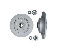 2x Brake disc Rear Axle solid 1031063 KAMOKA for RENAULT SCÉNIC III