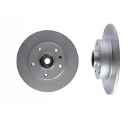 2x Brake disc Rear Axle solid 1031066 KAMOKA for RENAULT MEGANE III Hatchback