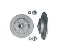 2x Brake disc Rear Axle solid 1031134 KAMOKA for RENAULT MEGANE Scénic