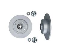 2x Brake disc Rear Axle solid 1031135 KAMOKA for RENAULT MEGANE I Cabriolet