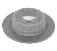 2x Brake Discs Pair Solid fits BMW 735 E32 3.4 Rear 86 to 92 300mm Set Febi New