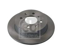 2x Brake disc Rear Axle solid 108390 FEBI BILSTEIN for HONDA CIVIC MK V Saloon