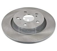 2x Brake disc Rear Axle solid 108412 FEBI BILSTEIN for TOYOTA AVENSIS Saloon