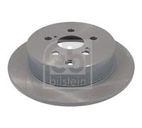 2x Brake disc Rear Axle solid 108416 FEBI BILSTEIN for TOYOTA CELICA Coupe