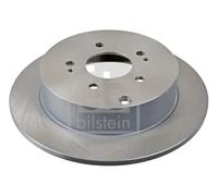 2x Brake Discs Pair Solid Rear 302mm 108444 Febi Set MN102438 MR955407 MR955408