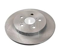 2x Brake disc Rear Axle solid 108503 FEBI BILSTEIN for TOYOTA SUBARU LEXUS