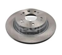 2x Brake disc Rear Axle solid 108524 FEBI BILSTEIN for HONDA STREAM FR-V