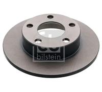 2x Brake disc Rear Axle solid 11398 FEBI BILSTEIN for AUDI VW