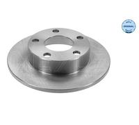 2x Brake disc Rear Axle solid 115 521 0037 MEYLE for AUDI VW