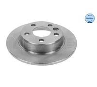 2x Brake disc Rear Axle solid 115 523 0014 MEYLE for VW FORD SEAT