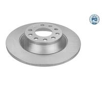 Meyle Brake Disc 115 523 0027/PD Rear Axle Solid – Pair (2x) for Audi A6 C6