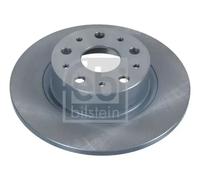 2x Brake disc Rear Axle solid 14166 FEBI BILSTEIN for ALFA ROMEO 166