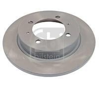 EICHER Brake Discs Pair Solid Rear 260mmX2 FITS VOLVO S40 V40 1995 TO 2004