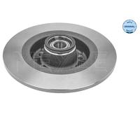2x Brake disc Rear Axle solid 16-15 523 4111 MEYLE for RENAULT MEGANE II
