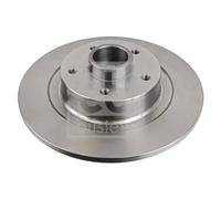 2x Brake disc Rear Axle solid 170069 FEBI BILSTEIN for RENAULT GRAND SCÉNIC III