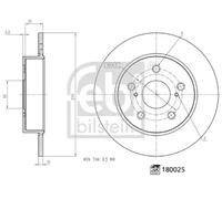 FEBI BILSTEIN 180025 Brake disc