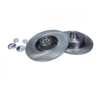 2x Brake disc Rear Axle solid 19-1977 MAXGEAR for RENAULT MEGANE II SCÉNIC II