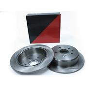 2x Brake disc Rear Axle solid 19-2278 MAXGEAR for LEXUS IS II IS C IS III