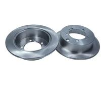 2x Brake disc Rear Axle solid 19-2437 MAXGEAR for MITSUBISHI CHRYSLER