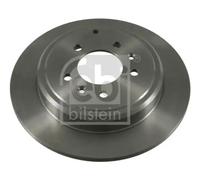 2x Brake disc Rear Axle solid 21123 FEBI BILSTEIN for PEUGEOT 607