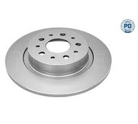 2x Brake disc Rear Axle solid 215 523 0038/PD MEYLE for FIAT 500L TIPO Saloon