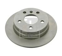 2x Brake disc Rear Axle solid 24750 FEBI BILSTEIN for MERCEDES-BENZ A-CLASS