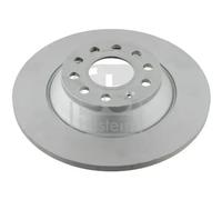 2x Brake disc Rear Axle solid 26657 FEBI BILSTEIN for AUDI A6 C6 A6 C6 Avant