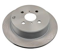 2x Brake disc Rear Axle solid 27234 FEBI BILSTEIN for TOYOTA COROLLA YARIS/VITZ