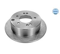 2x Brake disc Rear Axle solid 28-15 523 0005 MEYLE for KIA SOUL I