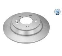 2x Brake disc Rear Axle solid 28-15 523 0026/PD MEYLE for KIA HYUNDAI