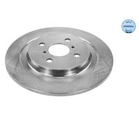 2x Brake disc Rear Axle solid 30-15 523 0034 MEYLE for TOYOTA YARIS/VITZ