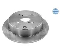 2x Brake disc Rear Axle solid 30-15 523 0059 MEYLE for TOYOTA COROLLA