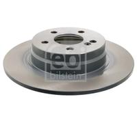 2x Brake disc Rear Axle solid 30555 FEBI BILSTEIN for MERCEDES-BENZ C-CLASS