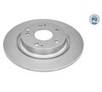 2x Brake disc Rear Axle solid 31-15 523 0065/PD MEYLE for HONDA CIVIC X Saloon