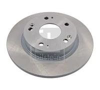 2x Brake Discs Pair Solid fits HONDA CIVIC FB, Mk8 1.6 Rear 05 to 16 260mm Set