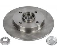2x Brake disc Rear Axle solid 32783 FEBI BILSTEIN for CITROËN PEUGEOT DS