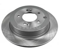 2x Brake disc Rear Axle solid 33 10 7184 SWAG for HYUNDAI KIA