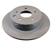 2x Brake disc Rear Axle solid 33 10 7303 SWAG for NISSAN QASHQAI I JUKE JUKE Van
