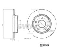 SWAG 33 11 1227 Brake disc