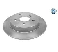 Rear Brake Disc 2x MEYLE Fits SUZUKI Swift III Sx4 06-15 55611-80J00